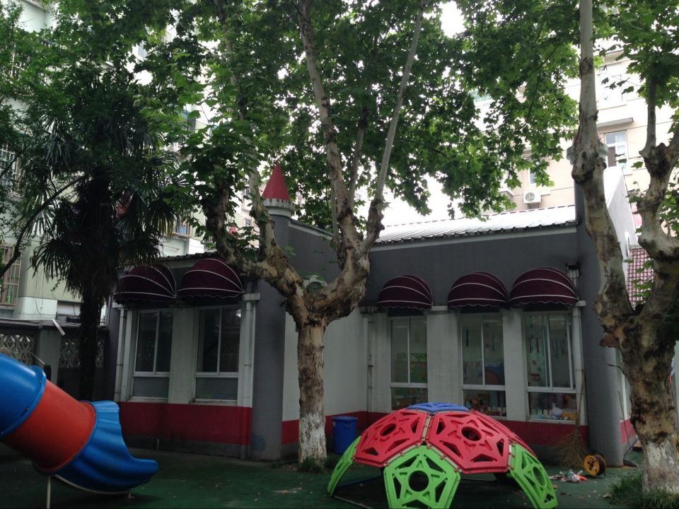 定淮門大街幼兒園-法式蓬西瓜蓬圓形雨蓬